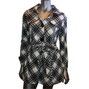 Luii Belted B&W Jacket - Sz. M - B26